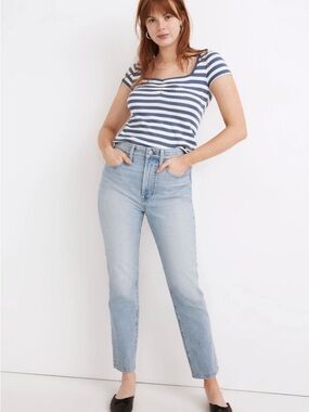 Madewell The Petite Curvy Perfect Vintage Jean in Fiore Wash 25P